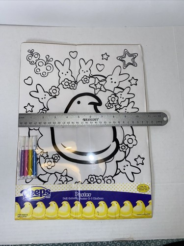 Peeps Velvet Art Poster Color Me NOS bent - Picture 10 of 12
