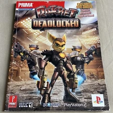 Ratchet: Deadlocked (2005, Paperback) PlayStation 2 Prima Strategy Guide W/ DVD