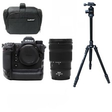 Image of Nikon Z9 Mirrorless Camera + Z 100-400mm f4.5-5.6 VR S Lens + Bag + Tripod