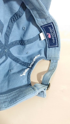 Vineyard Vines Cap Baby Blue Strap Adjustable Whale Logo Unisex - Bild 7 von 7