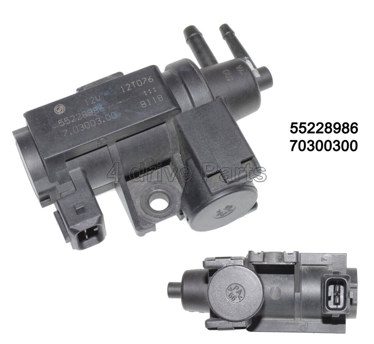 (P0526) イタリア製トランプ（未裁断シート） Original pressure converter solenoid valve 2016 Maserati Ghibli
