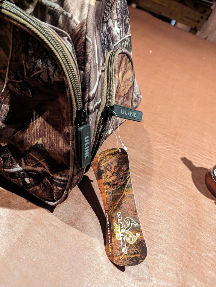 ULINE Realtree Camouflage Duffle BagFor Field Or Travel Use New