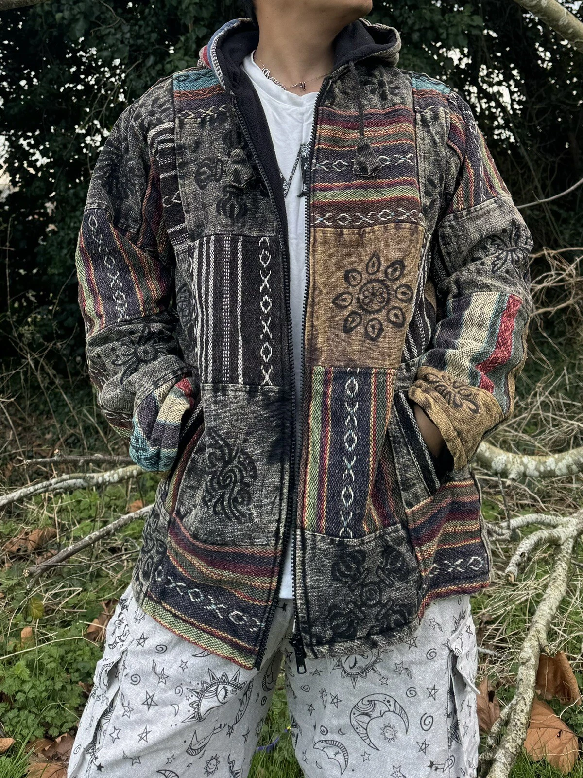 Unisex Jacket | Patched Jacket | Handmade | Eco Friendly | Hippie Boho Spiritual
Opens in a new wind