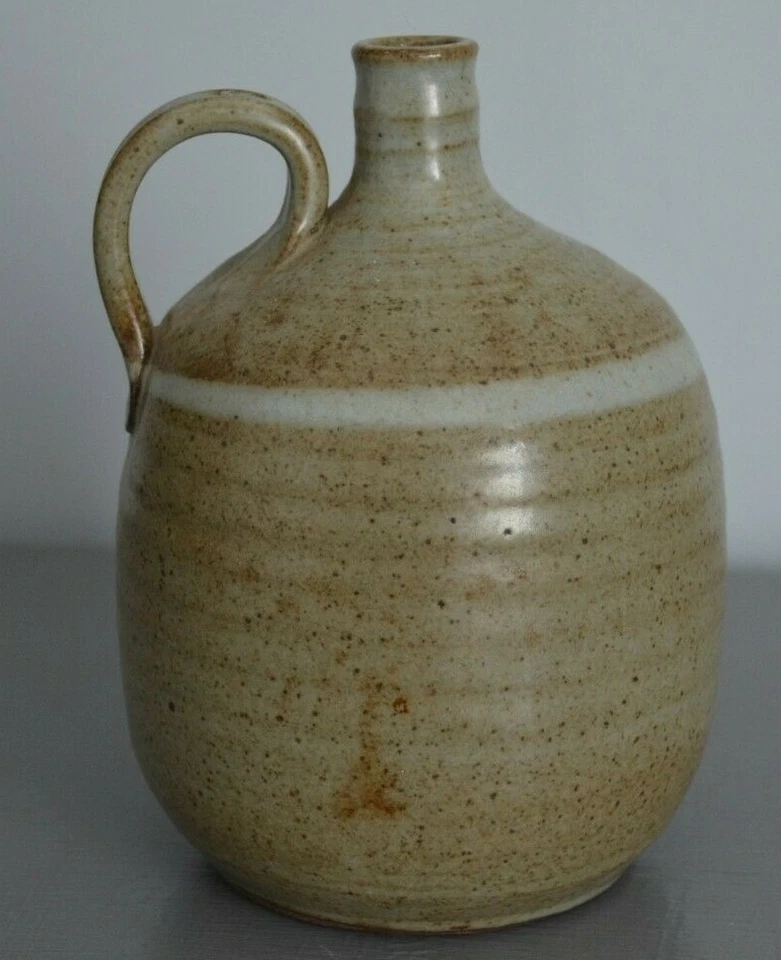 Cruche en Grès Col Etroit Signature à Définir - Photo 3/4