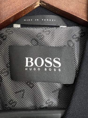 #324 Hugo Boss Men's Hanry Bomber Jacket Size 40 R RETAIL $595 - Picture 6 of 10