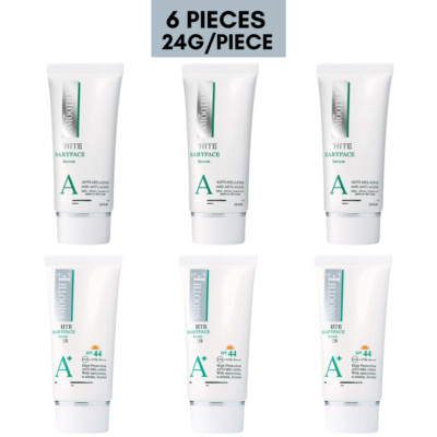 Smooth E White Babyface Serum 0.8 oz + Babyface Cream Plus SPF 44 Set 6 pieces
