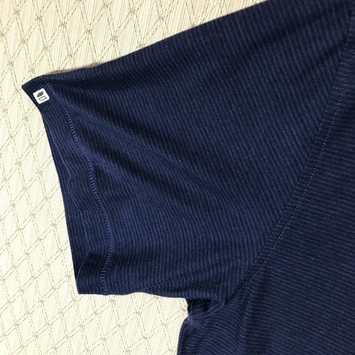 Linksoul Tempus Fugit Golf Polo Shirt Mens XL Navy Blue Lightweight Poly Cotton - Picture 9 of 12