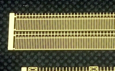 N scale Fancy Fence - Etch Brass  5.7''L x 0.24''T   2 lengths of fence  USA