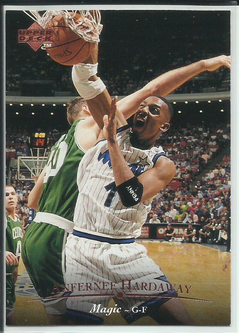 HARDAWAY ハーダウェイ レア Anfernee Hardaway 1995 Upper Deck Basketball Trading Card