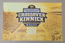 Iowa Hawkeyes Women's Basketball Crossover At Kinnick 11X17 Poster Caitlin Clark