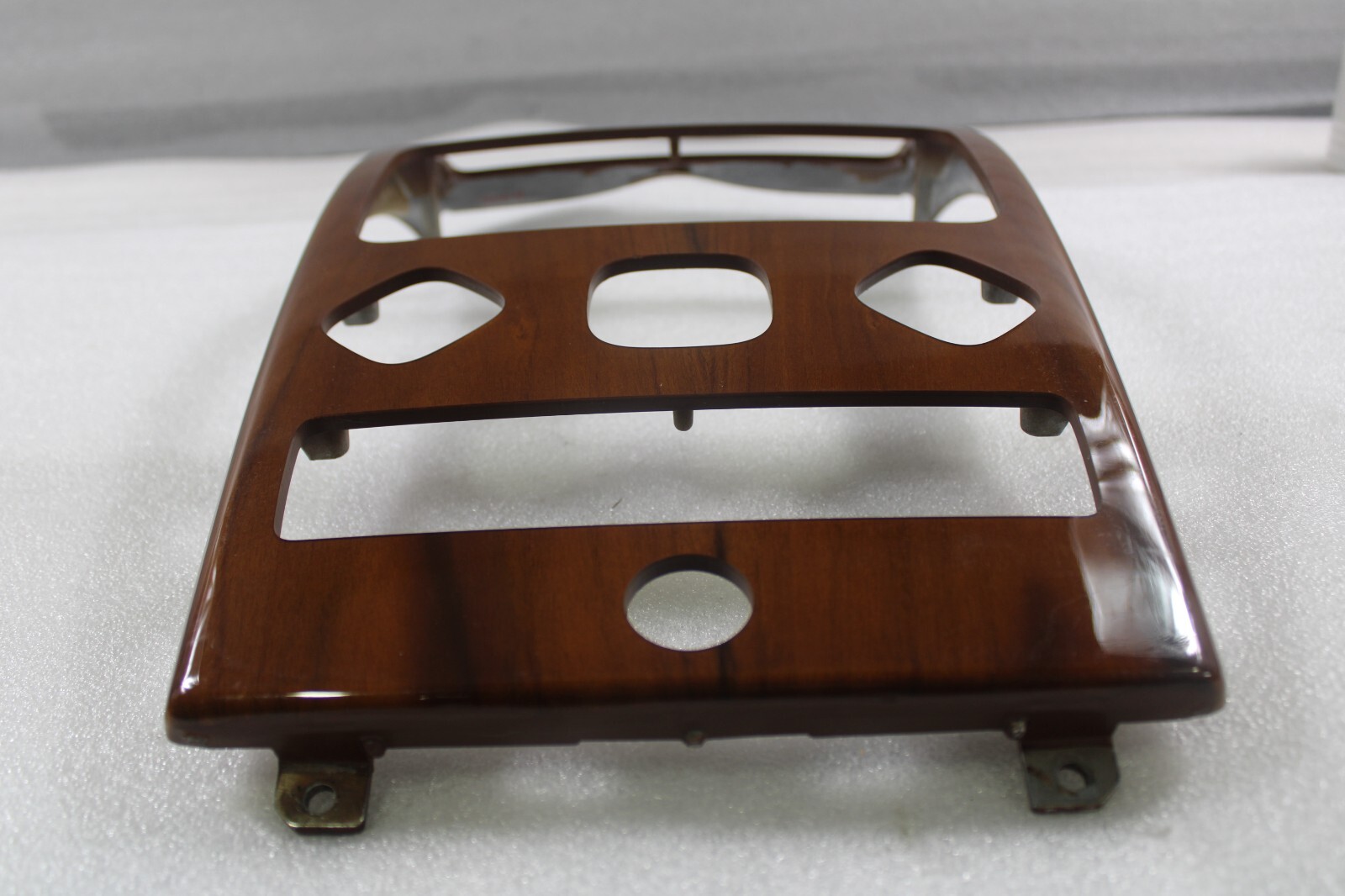 Maserati Quattroporte, Dash Radio Bezel, Wood Trim, Used, P/N 981336680