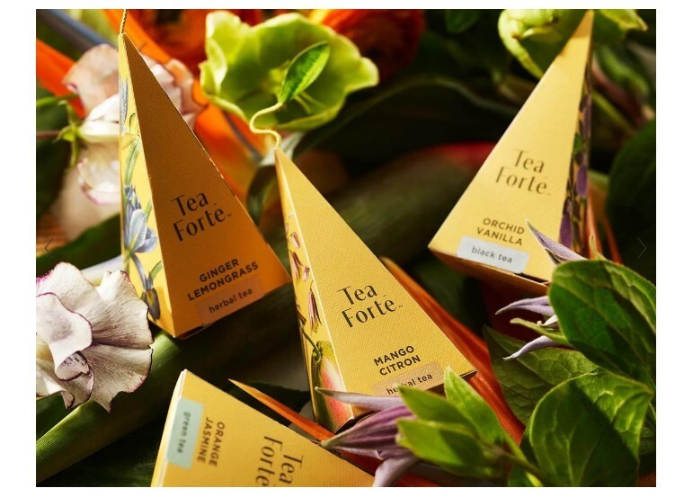 TEA FORTE, "Paradis" Tea Tasting Assortment Presentation Box of 20 Tea Infusers