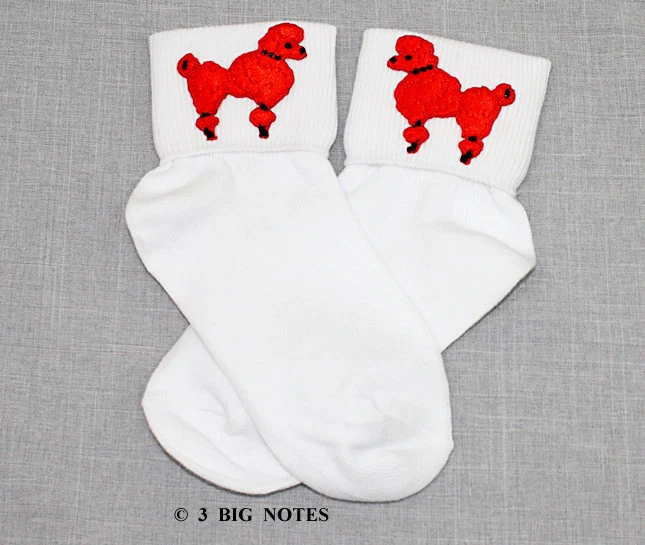 4 peças saia poodle vermelha anos 50 tamanho cintura pequena 25"-32" comprimento 25" - Imagem 4 de 4