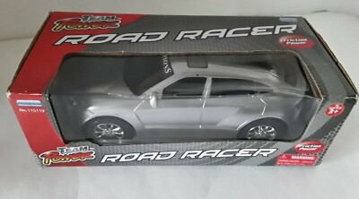 POWCO TEAM POWER CHAMPIONS ROAD RACER REIBUNGS POWER CONTROL SPIELZEUGAUTO - SILBER