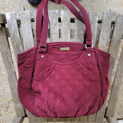 Vera Bradley Quilted Wine Backpack Vera Bradley Wine Bags for sale | eBay main image 2
