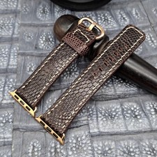 Lizard Leather Watch Band for Apple Watch size 38/40/41mm Exotic Leather