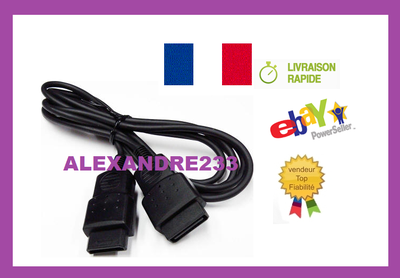 Câble D'Extension Pour Manette SEGA SATURN - 1m80 - Neuf - Vendeur Pro - Livraison Suivie