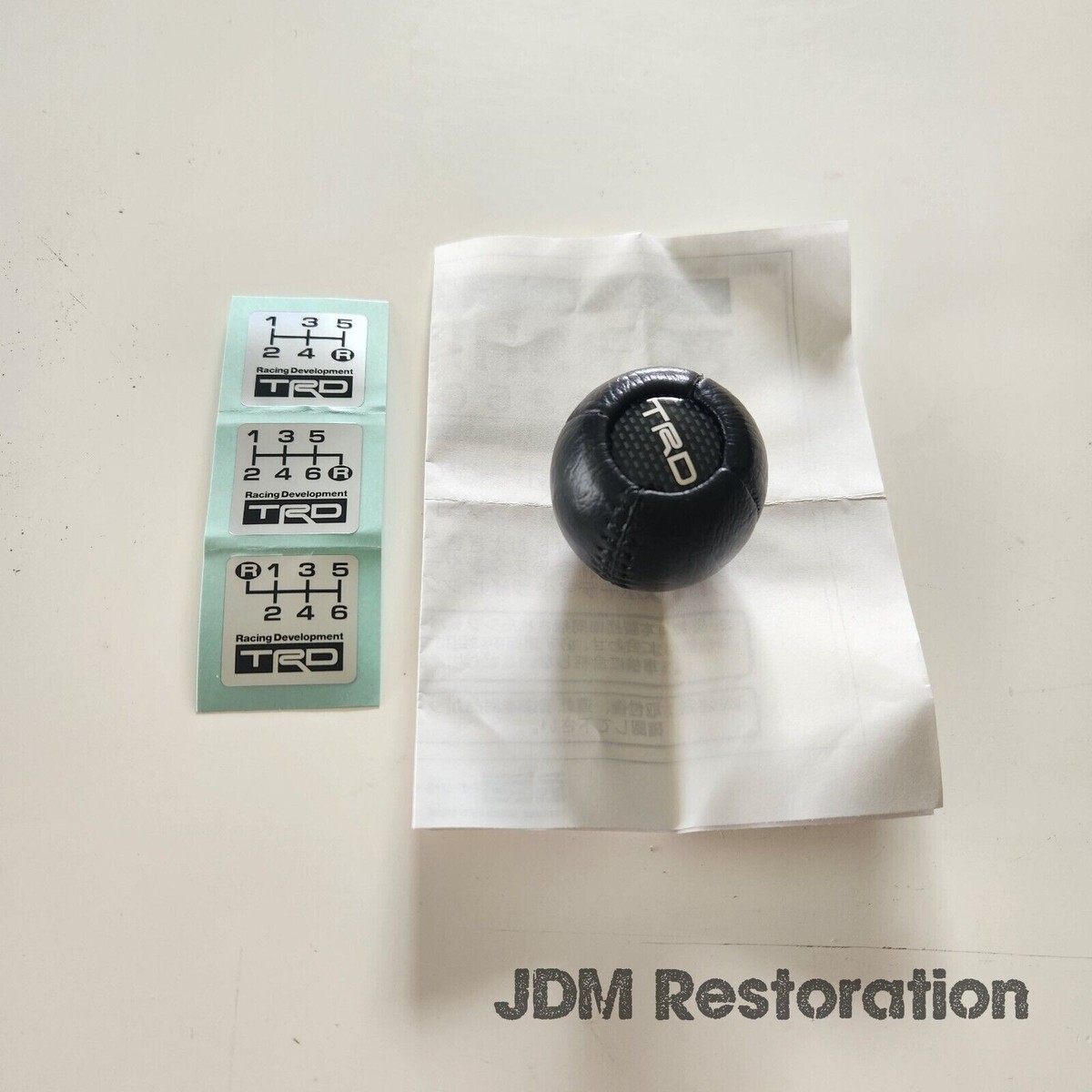 TRD Leather Shift Knob M12x1.25 33504-SP006 Genuine OEM | eBay