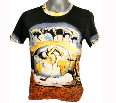 Dali Geopoliticus Child Watching Birth Fine Art Print Men T-shirt Top Surrealism