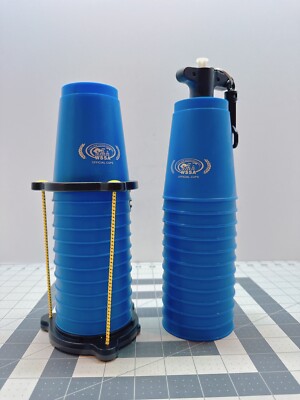 Speed Stacks Cups - Blue with Cup Keeper And Timer 24 Cups - Learn to Stack!