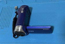 Sony Handycam HDR-CX240 9.2MP 54x Zoom Blue Digital Camcorder - Open Box