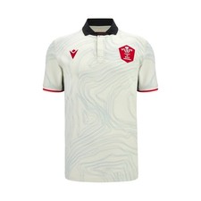 RUGBY WALES - KOSZULKA BAWEŁNIANA MATCH AWAY MM - MACRON - Sezon 2025/26