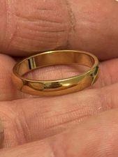 14k GF Ring Wedding Band /Size 10 / 2.7 Grams /jewelry/14KGF Woman/man Ring