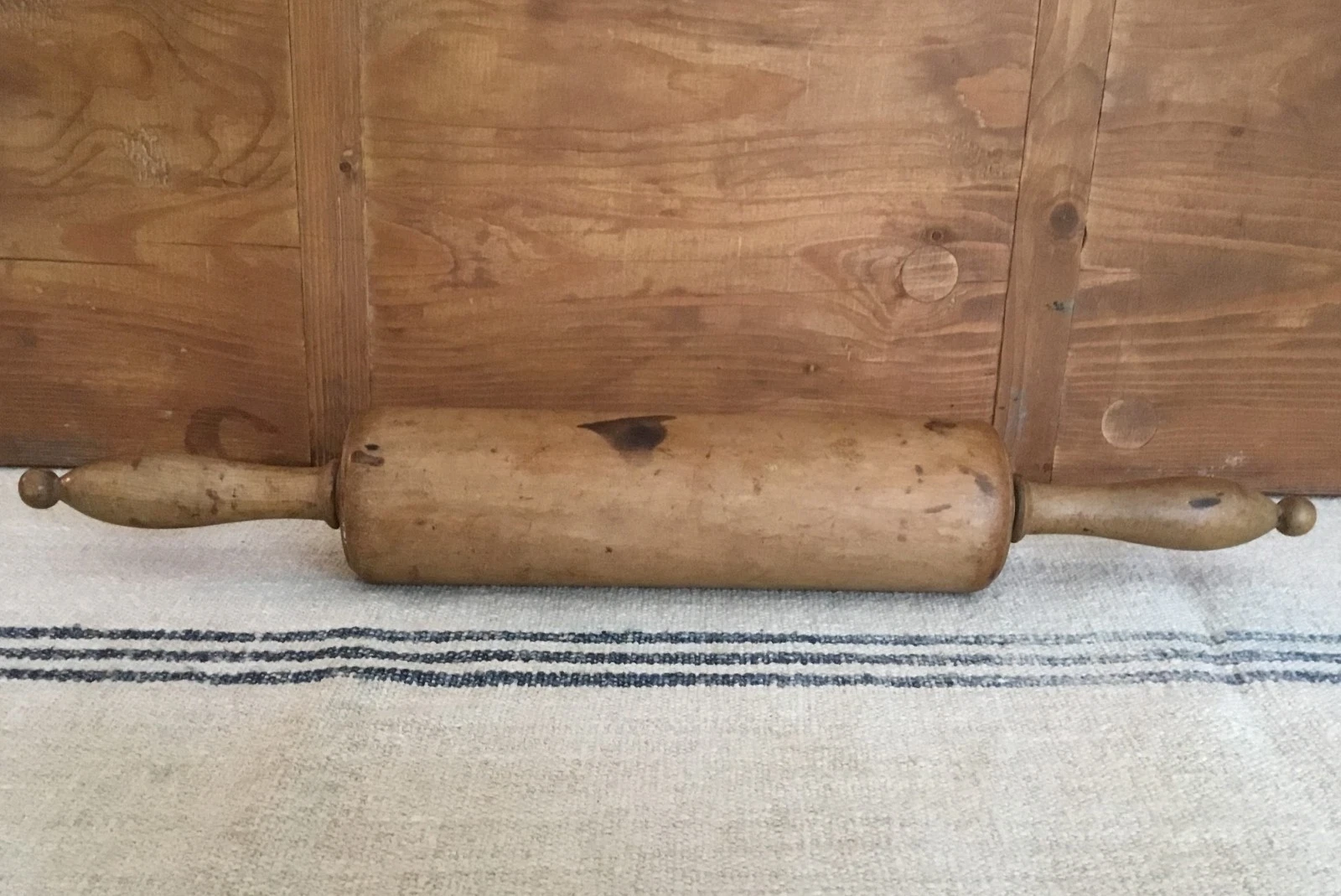 Vintage Wooden Rolling Pin (19" long)
