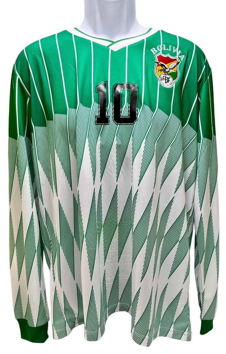 Bolivia National Team Soccer Jersey Retro 10 ETCHEVERRY World Cup