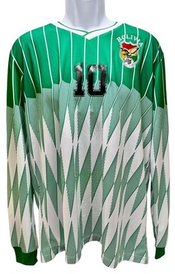 Bolivia National Team Soccer Jersey Retro 10 ETCHEVERRY World Cup