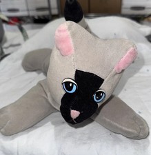 13 Tonka Pound Purries Mom Kitty Cat Gray Black Plush Vintage