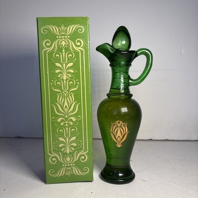Avon Nile Green Bath Urn Charisma Foaming Bath Oil NIB