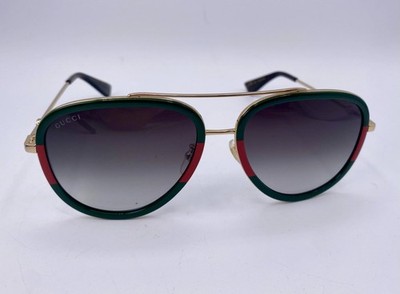 GUCCI グッチ　スカーフ　 グリーン　ネイビー　船　グリフォン　no.48 Gucci GG0062S 003 Aviator Sunglasses Green Red Gold Made in Japan