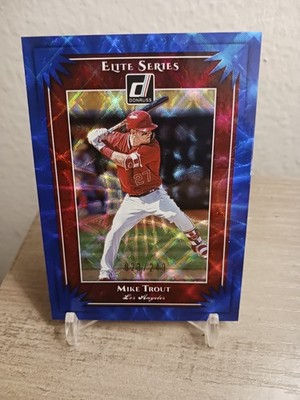 2019 Panini Donruss  Elite Series Mike Trout #ES10 Blue /249