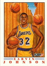 1991-92 Fleer - Pro Vision Earvin Magic Johnson #6 of 6 card Set