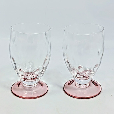 2 Koloman Moser Bakalowits Vienna Cocktail Glasses Circa 1900 4 3/4''