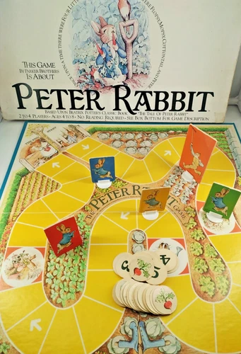Peter Rabbit Board Game #380 Vintage Parker Brothers 1978 Edition Ages 4-8 READ