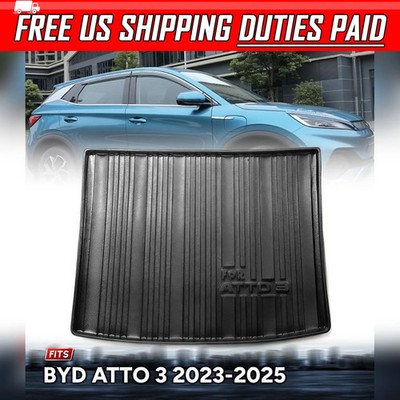 Floor Mat Rear Tray Carpet Interior Trunk Liner For BYD ATTO 3 SUV 2023-2025