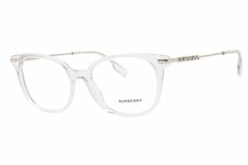 BURBERRY BE2391-3024-53 Eyeglasses Frame Size 53mm 17mm 140mm TRANSPARENT Women