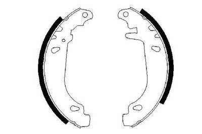 Bremsbacken Hinten für Peugeot 306 7B Cabrio 7D 7A 7C N3 N5 Citroen Xsara 97-02