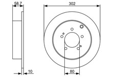 Disque de frein Peugeot 4007