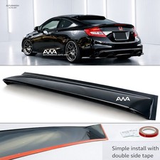 Fits 12-15 Honda Civic 2dr Coupe Smoked Acrylic Rear Roof Window Visor Spoiler