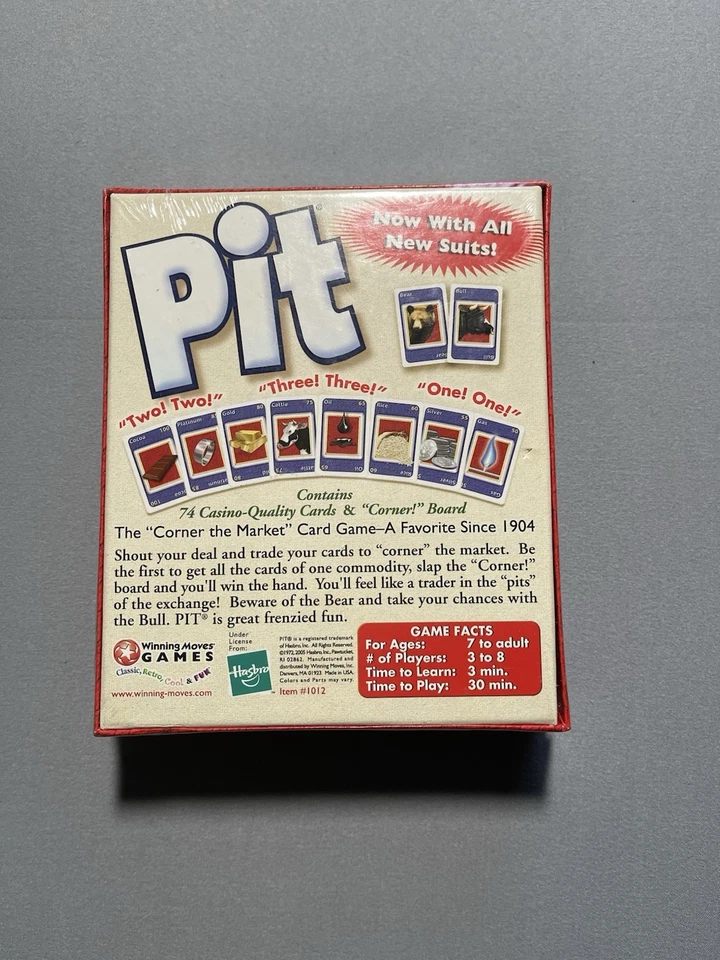 Card Game Pit – Corner the Market 8 new suits 2005 NIB 3 - 8 players - Image 2 of 2