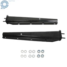 2-1/2" Bolt Spacing 30" Mud Flap Hanger Set Spring Loaded Straight Semi Trucks