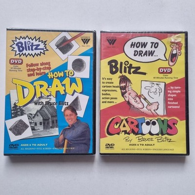 How to Draw with Bruce Blitz | 2-DVD Collection (2008) Region Free (Cartoons)