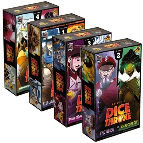Dice Throne S2 combat de dés : Jeu de plateau d'affrontement tactique pour joueurs de 10 ans et plus