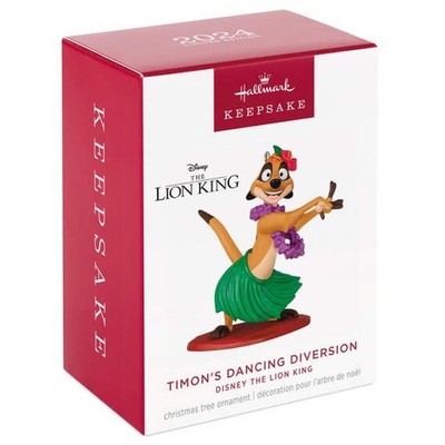 Hallmark Keepsake 2024 Disney The Lion King Timon's Dancing Diversion Ornament,