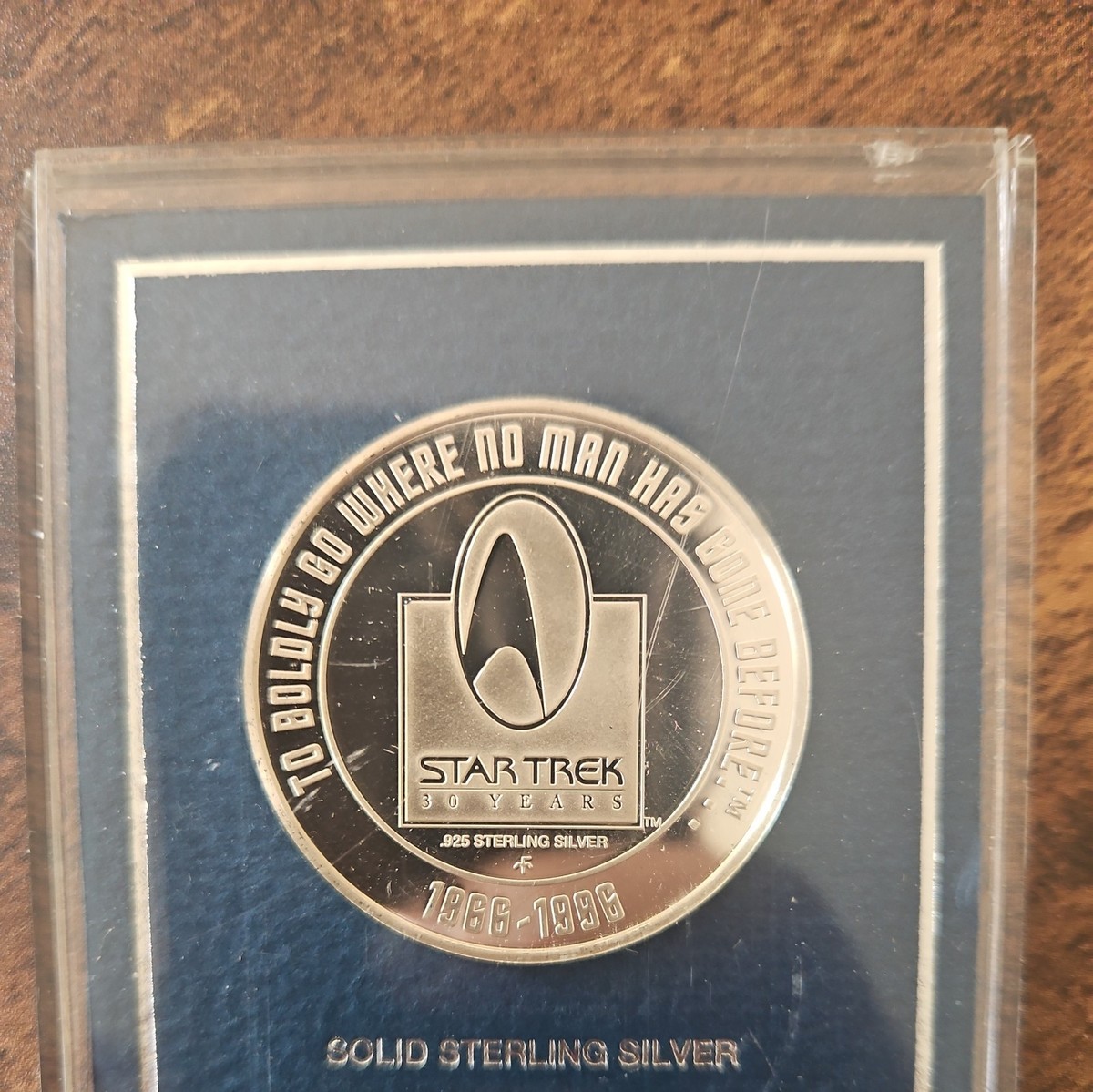 Franklin Mint Star Trek 30th Anniversary 24g Of .925 Silver | eBay