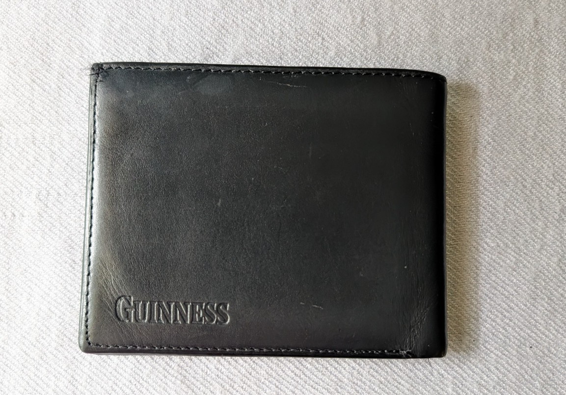 Guinness Leather Wallet -black image 2