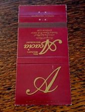 Vintage Matchbook: Billy Mitchell's Acacia Restaurant, Garden Grove, CA